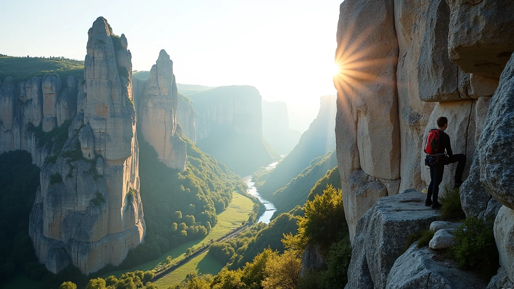 Sandstone rock formations at Adršpach rock town